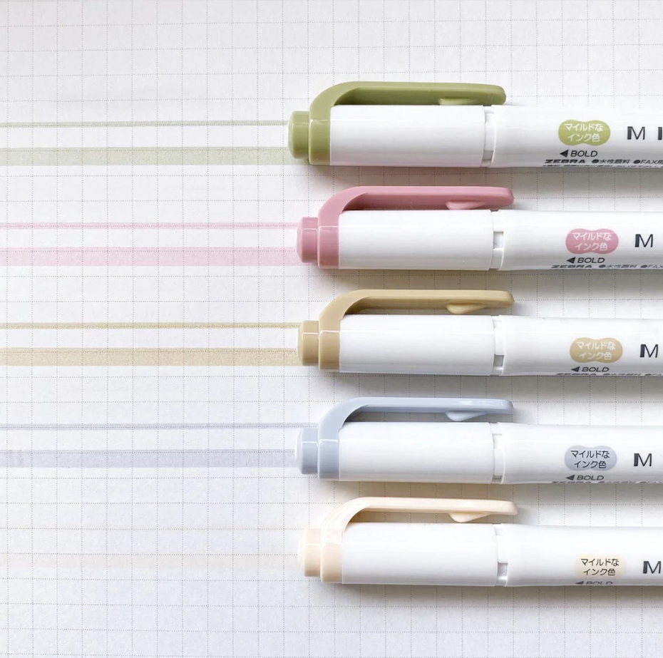 Mildliner Highlighter Set