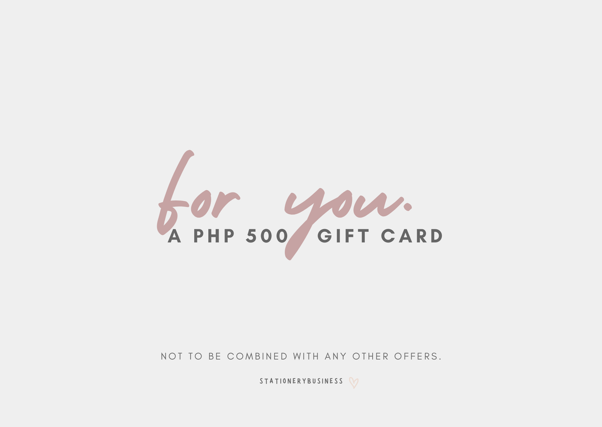 Stationery Business Gift Card