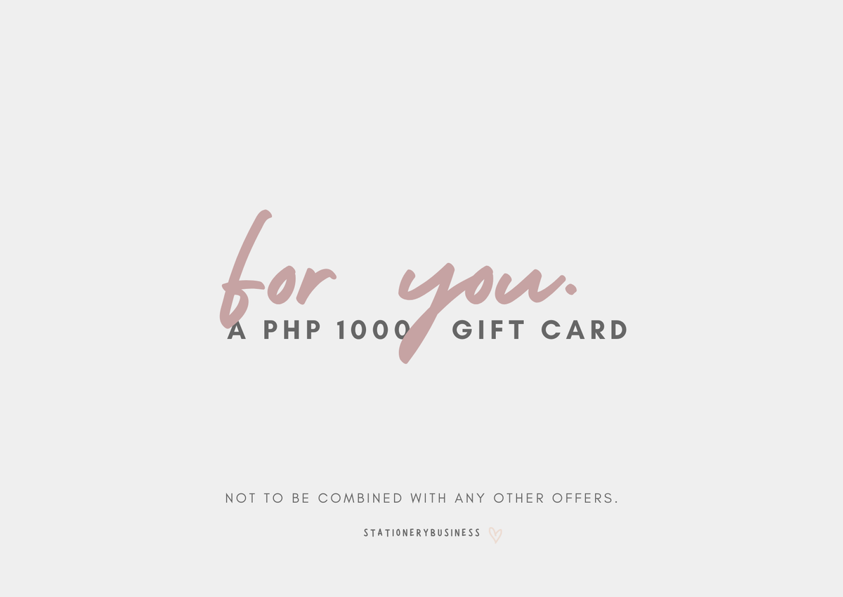 Stationery Business Gift Card