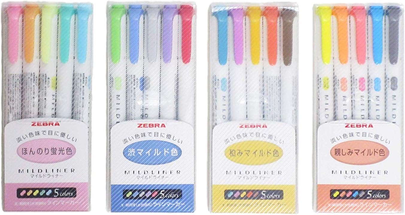 Mildliner Highlighter Set
