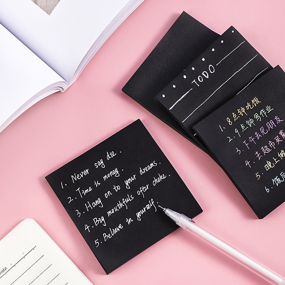 Black Sticky Notes