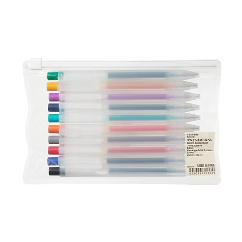 Muji Gel Ink Pen - Set of 10